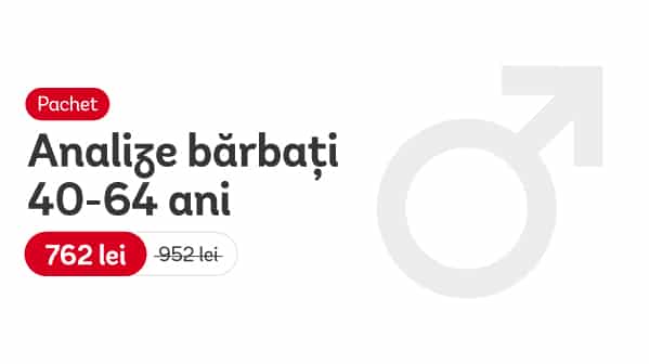 Pachet analize bărbați 40-64 ani