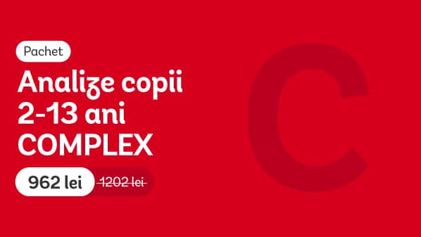 Pachet analize copii 02-13 ani COMPLEX